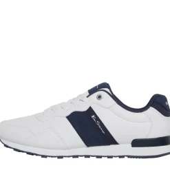 Best Ben Sherman Herre Owen Retro Sneakers Hvid