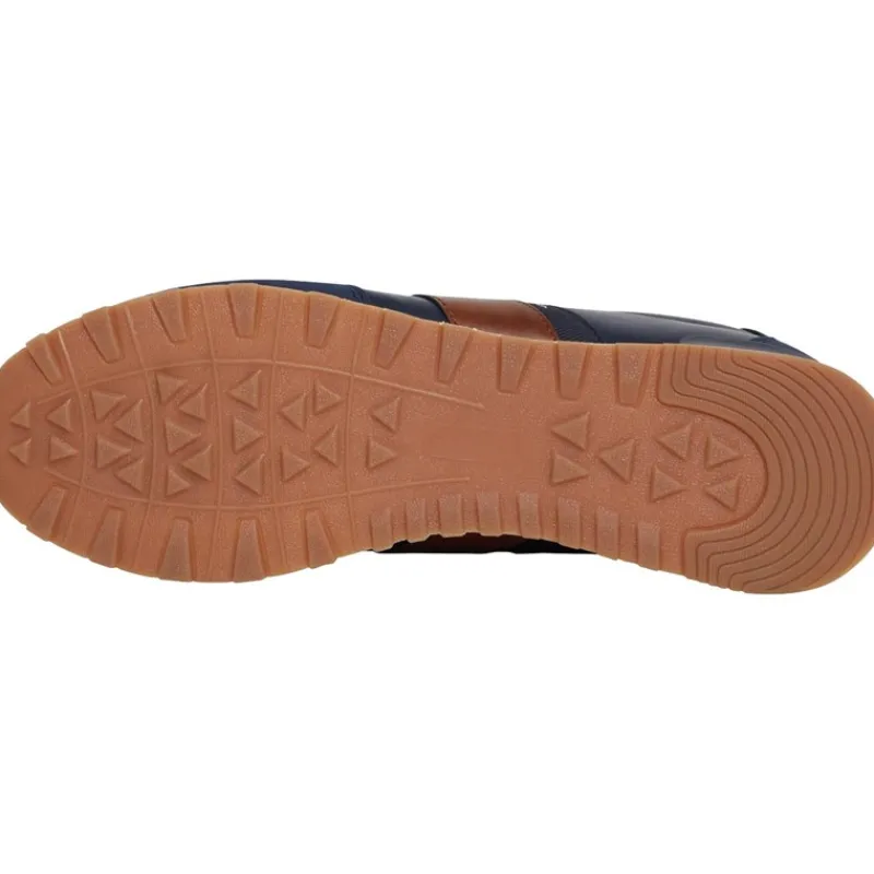 Online Ben Sherman Herre Owen Retro Træningssko Blå/Tan Marineblå