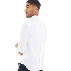 Sale Ben Sherman Herre Oxford Langærmet shirts Hvid