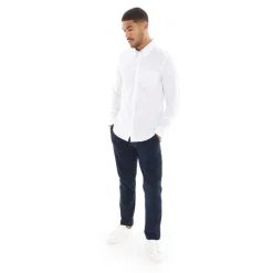 Sale Ben Sherman Herre Oxford Langærmet shirts Hvid