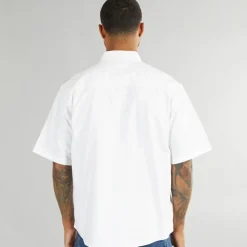 Hot Tommy Jeans Herre Oxford Skjorte Ecru