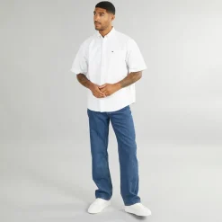 Hot Tommy Jeans Herre Oxford Skjorte Ecru