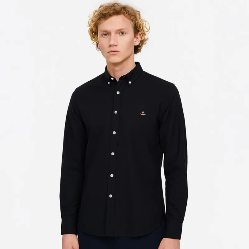Sale Copenhagen Legacy Herre Oxford skjorte Sort