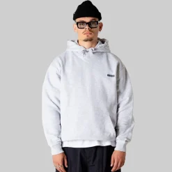 Best Woodbird Herre Pacs Hjem Hoodie Snow Melange