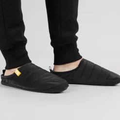 New Crosshatch Herre Padfoot Slippers Sort