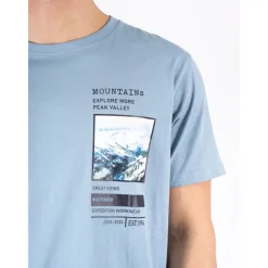 Online Marcus Herre Paul T-shirt Falmet Blå