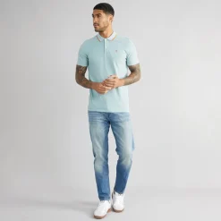 Discount JACK & JONES Herre Paulos Noos Kortærmet poloer Blå Blå mergel