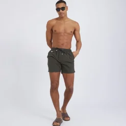 Hot Brave Soul Herre Pier Badebukser Khaki kakigrøn
