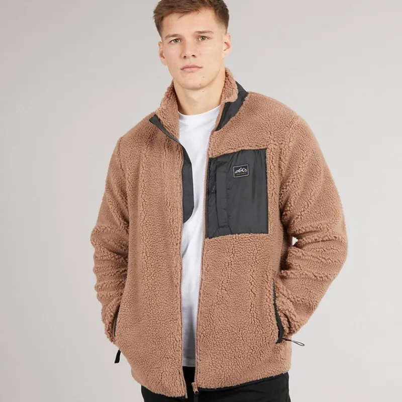 Outlet True North Herre Pile Jakke Bark Brun