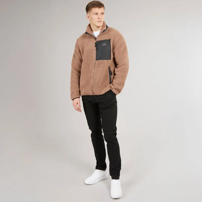 Outlet True North Herre Pile Jakke Bark Brun