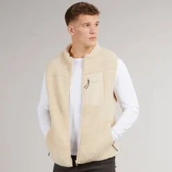 New True North Herre Pile Vest beige