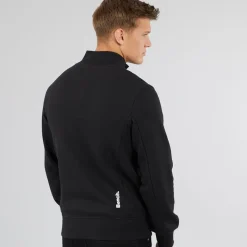 Hot Bench Herre Plinth Spots 1/​4 Zip Funnel Neck Sweatshirt Sort