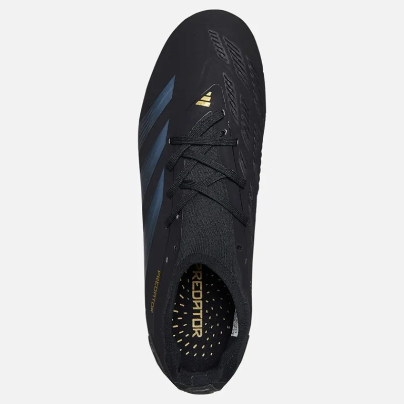 Clearance adidas Herre Predator Pro Dark Spark Pack FG Faste Bund Fodboldstøvler Core Black/Carbon/Gold Metallic