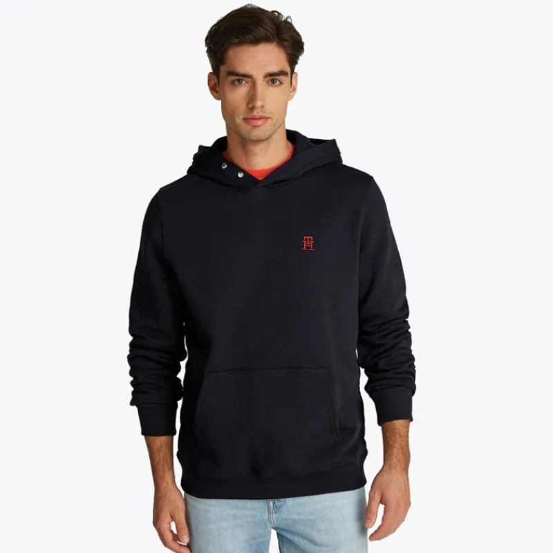Sale Tommy Hilfiger Herre Pullover Hættetrøje Desert Sky