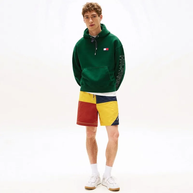 Discount Tommy Hilfiger Herre Pullover Hættetrøje Ornamental Grøn