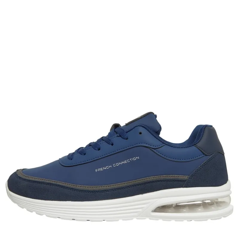 Hot French Connection Herre PU/Suede Sneakers Flerfarvet
