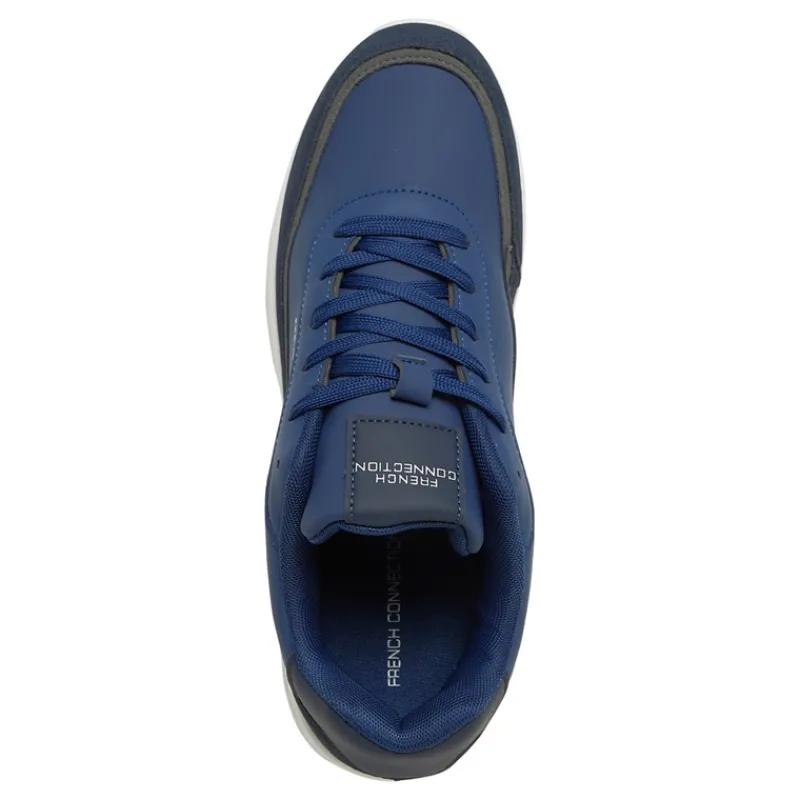 Hot French Connection Herre PU/Suede Sneakers Flerfarvet