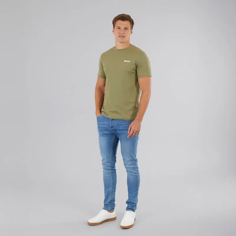 New Bench Herre Ralemo Skinny Jeans Midwash Mellemblå