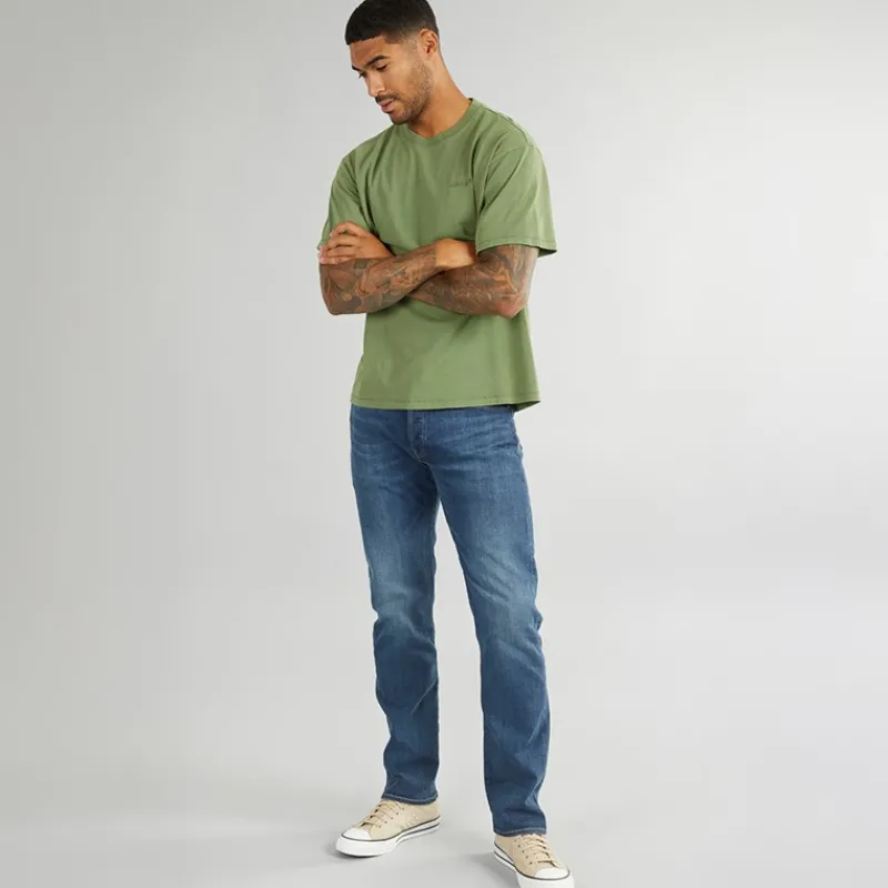Levi's Herre Rød Tab Vintage T-shirt Garment Dye Vineyard Grøn