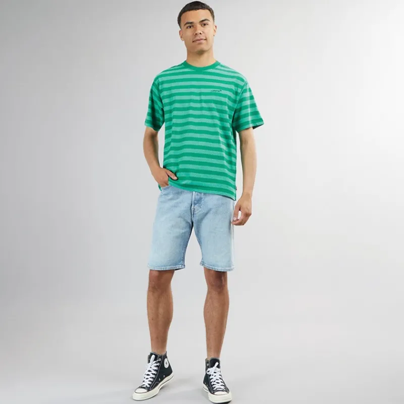 Outlet Levi's Herre Red Tab Vintage T-Shirt Bardo Stripe Shady Glade