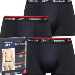 Hot Reebok Herre Redgrave Performance 3-pak Shorts Trunks Sort