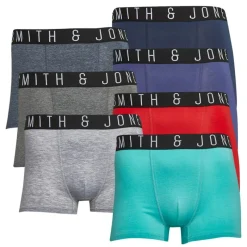 Discount Smith And Jones Herre Rioga Settepak Boxere Assorterede