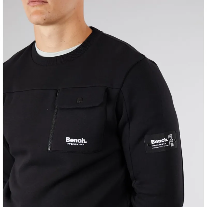 Online Bench Herre Rissio Utility Sweatshirt Sort