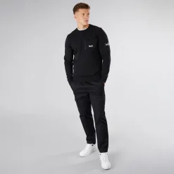 Online Bench Herre Rissio Utility Sweatshirt Sort
