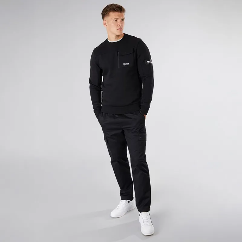 Online Bench Herre Rissio Utility Sweatshirt Sort