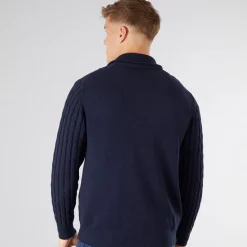Online Indicode Herre Rufus Jumper Mørk Navy Mørk marineblå