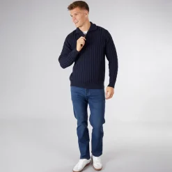 Online Indicode Herre Rufus Jumper Mørk Navy Mørk marineblå