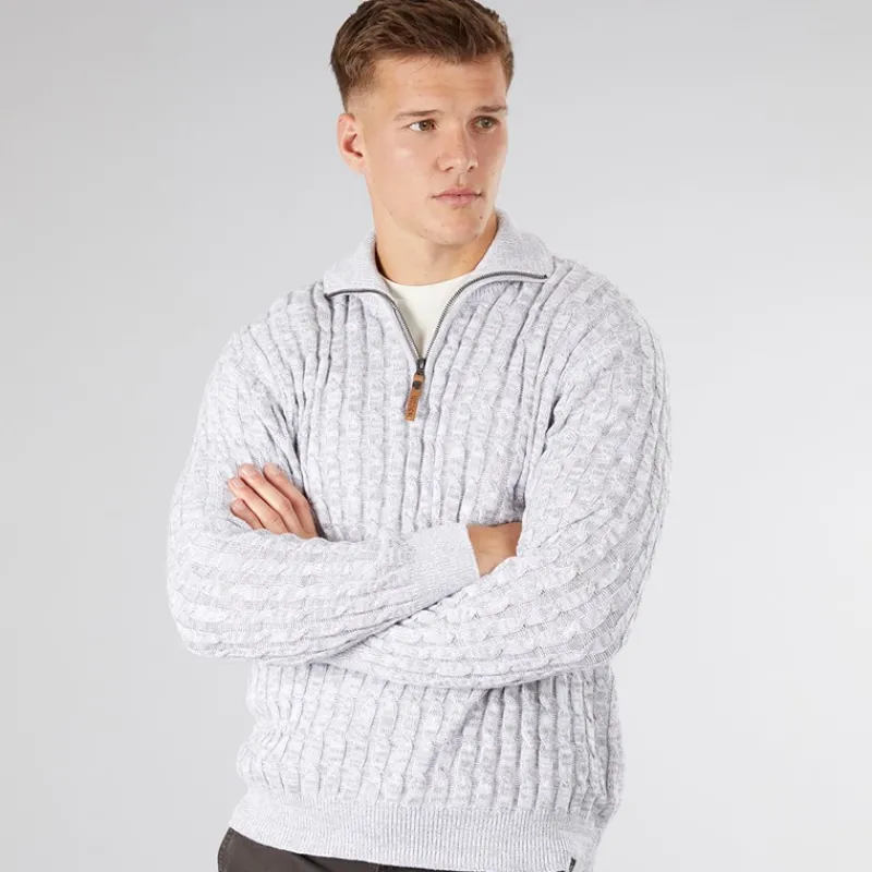 Sale Indicode Herre Rufus Jumper Off White Off-white
