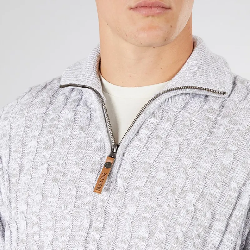 Sale Indicode Herre Rufus Jumper Off White Off-white