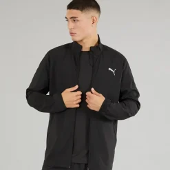 Discount Puma Herre Run Favorit Vævet Løbejakke Sort