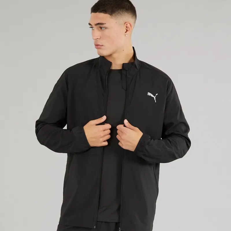 Discount Puma Herre Run Favorit Vævet Løbejakke Sort