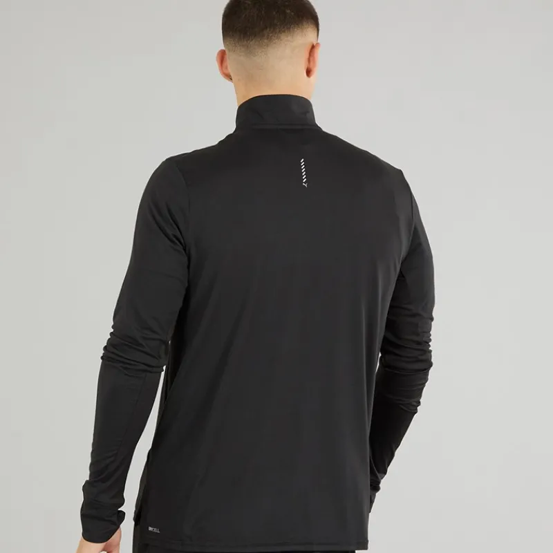 New Puma Herre Run Favorite 1/4 Zip Løbe Tøj Sort