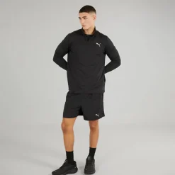 New Puma Herre Run Favorite 1/4 Zip Løbe Tøj Sort