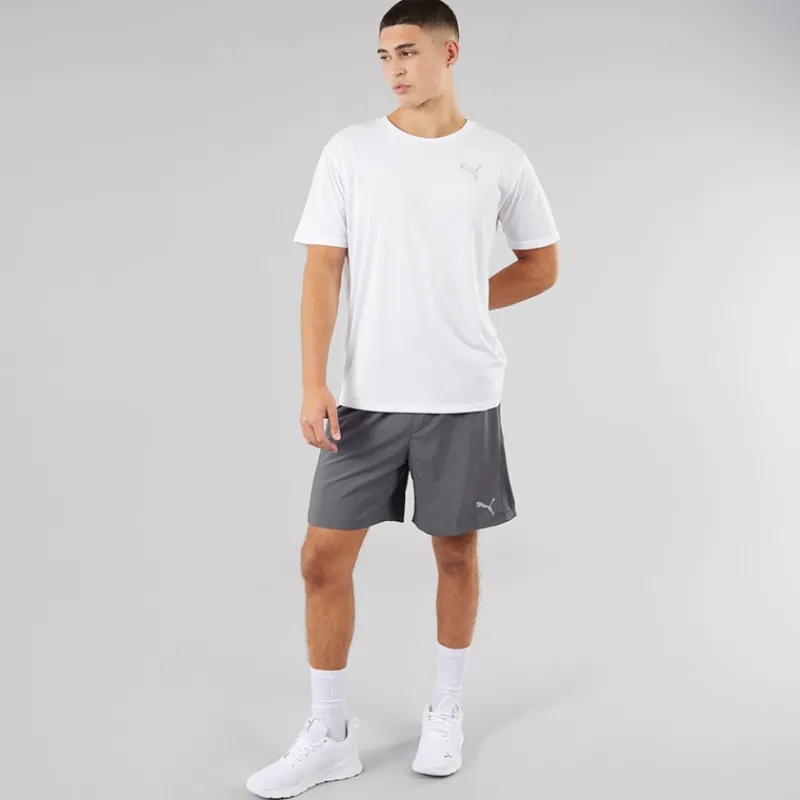 Best Puma Herre Run Favorite Velocity 7 Tommer Løbeshorts Galactic Gray Grå