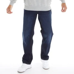 Outlet Duck and Cover Herre Rushawn Jeans med afslappet pasform Mørk vask Mørkvasket denim