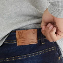 Outlet Duck and Cover Herre Rushawn Jeans med afslappet pasform Mørk vask Mørkvasket denim