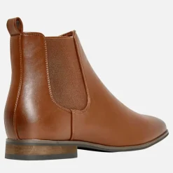 Discount French Connection Herre s PU Chelsea Støvler Tan