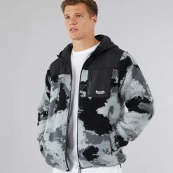 Discount Bench Herre Sableo Fleece Hættetrøje Sort camo