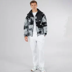 Discount Bench Herre Sableo Fleece Hættetrøje Sort camo
