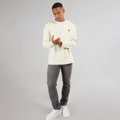 Online Indicode Herre Salupe Sweatshirt Asparges Hvid