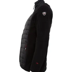 Trespass Herre Saunter Hybrid Polstret Jakke Sort
