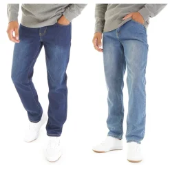 Sale Smith And Jones Herre Sazzi To-pak Straight Fit Jeans Mørk Vask/​Stenvask Flerfarvet
