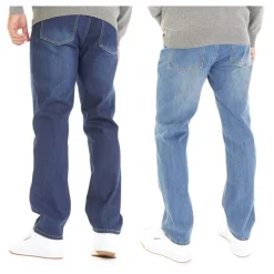 Sale Smith And Jones Herre Sazzi To-pak Straight Fit Jeans Mørk Vask/​Stenvask Flerfarvet