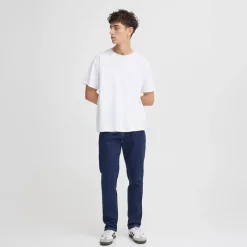 Hot Solid Herre Sdryder Denim Jeans Rinse Wash Mørk denimblå