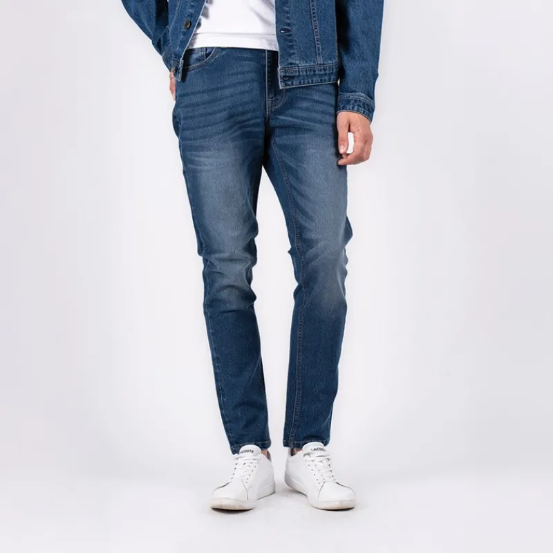 Online Marcus Herre Sebb Jeans Med Lige Ben Blå Blå