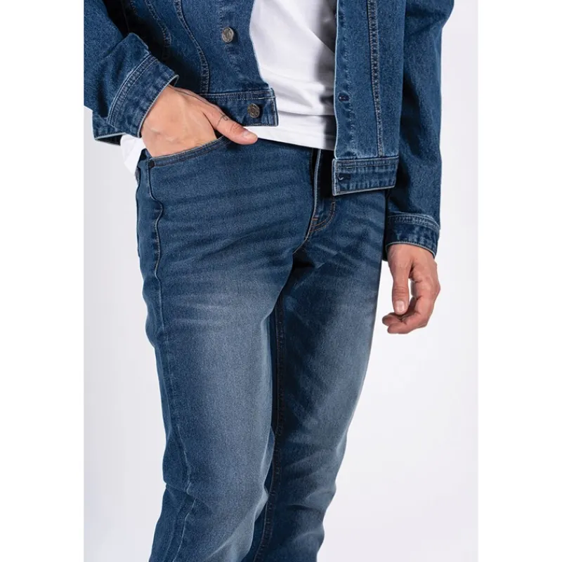 Online Marcus Herre Sebb Jeans Med Lige Ben Blå Blå